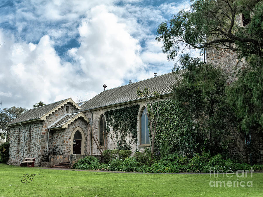 St. John the Evangelist Anglican Church, Albany, Western Australia Photograph by Elaine Teague