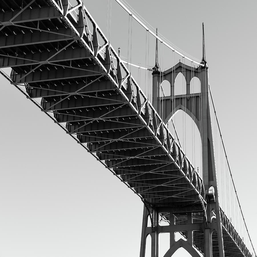 St. Johns Bridge Photograph by Scott Rackers