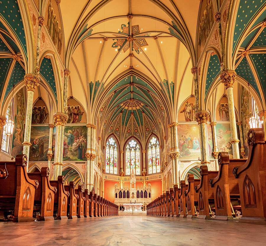 St. Johns Cathedral Savannah Georgia USA Photograph by Mike Worley St. Johns Cathedral Savannah Georgia USA Photograph by Mike Worley