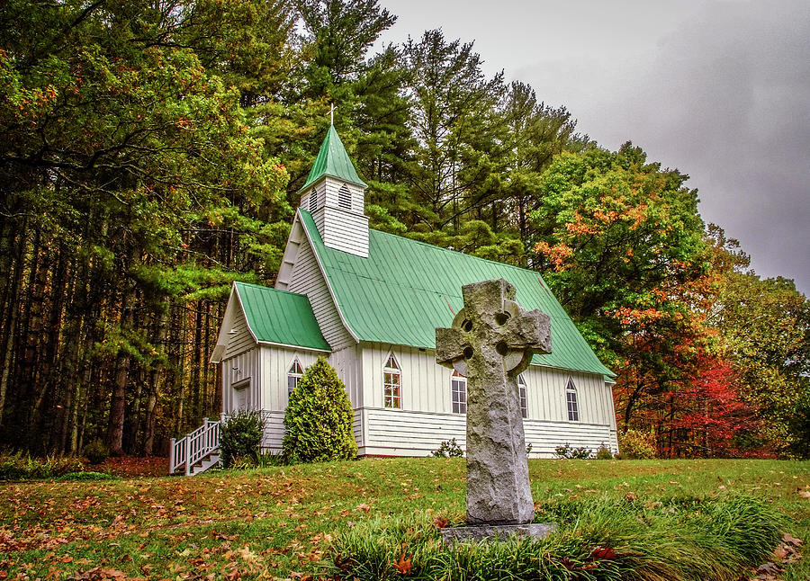 St. John's Episcopal Church - Valle Crucis Photograph by Matthew Irvin ...