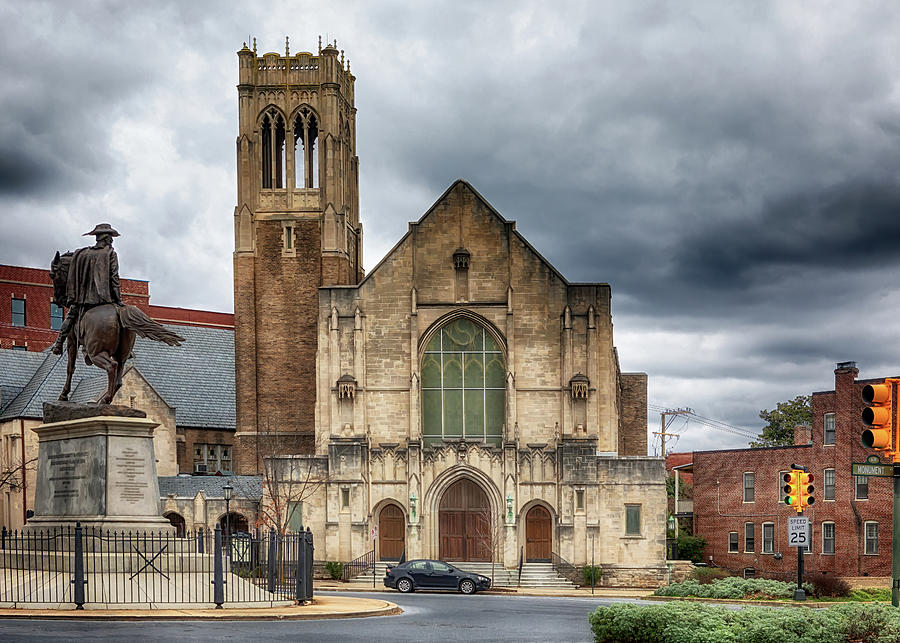 St. Johns United Church of Christ - Richmond Virginia Photograph by Susan Rissi Tregoning