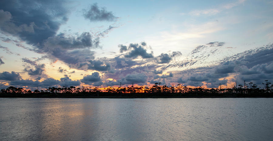 St. Joseph Bay Pig Island Sunset Photograph by Dan Sproul