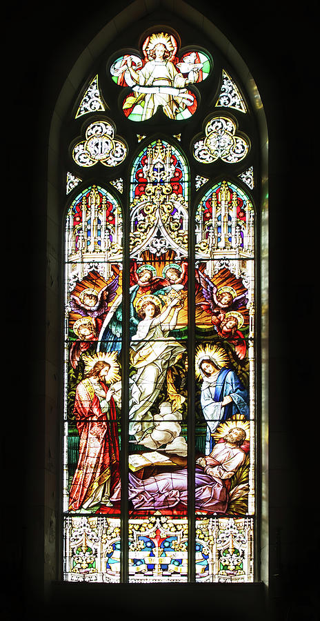 St. Joseph Oratory Stained Glass Window Photograph by Stoneworks Imagery