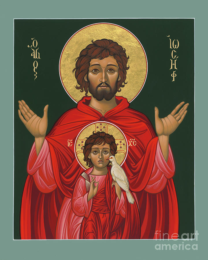 St. Joseph Shadow of the Father 039 Painting by William Hart McNichols