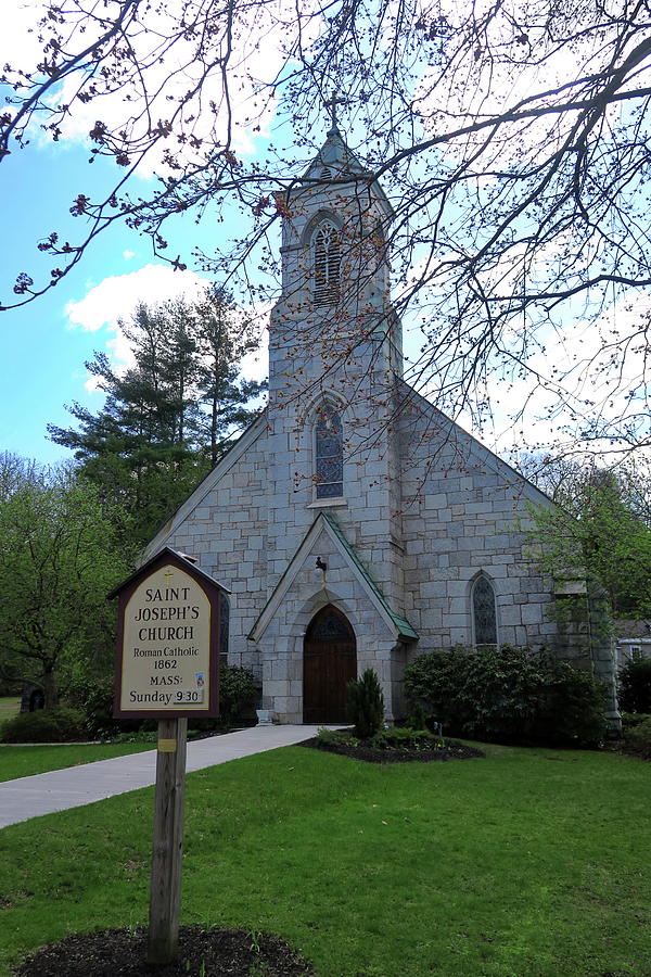 St Joseph's Church, Stockbridge MA Photograph by Thomas Henthorn - Fine ...