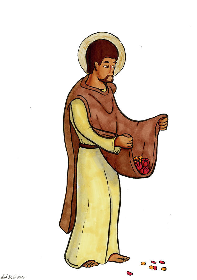 St. Juan Diego Drawing by Frank Wolfs - Pixels