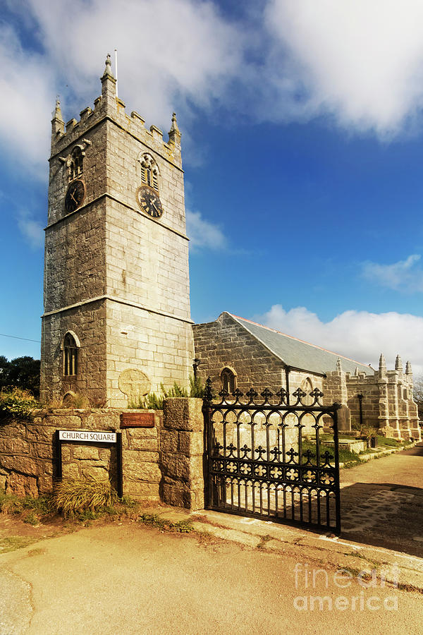 St Just in Penwith Parish Church Photograph by Terri Waters