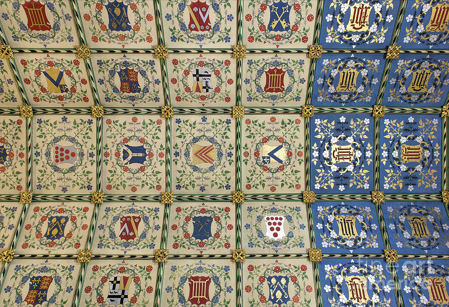 St Lawrences Church Ceiling Bourton on the Water Photograph by Tim Gainey