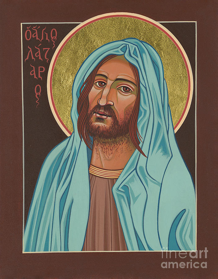 St Lazarus of Bethany Painting by William Hart McNichols