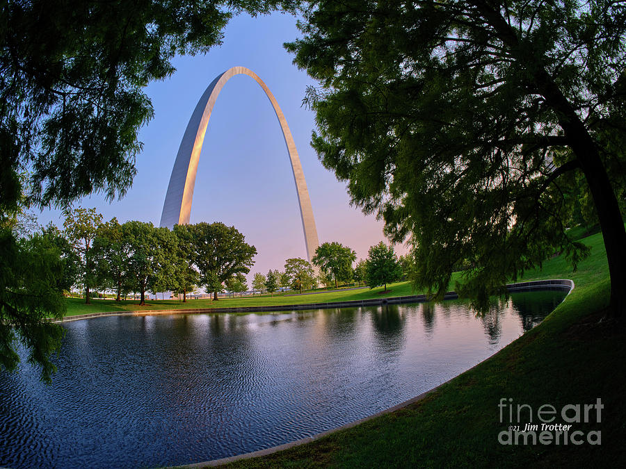 St Louis Arch Daytime Photograph by Jim Trotter