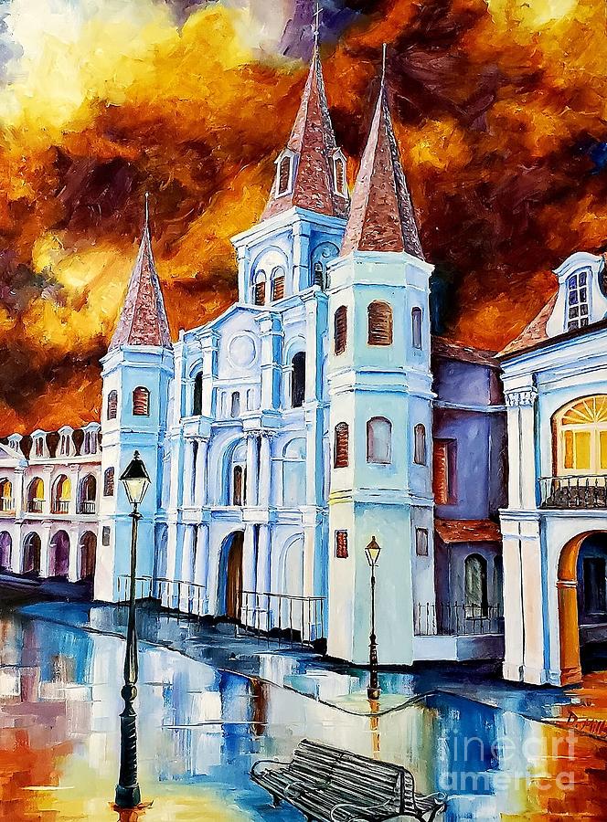 St. Louis Cathedral Painting by Diane Millsap