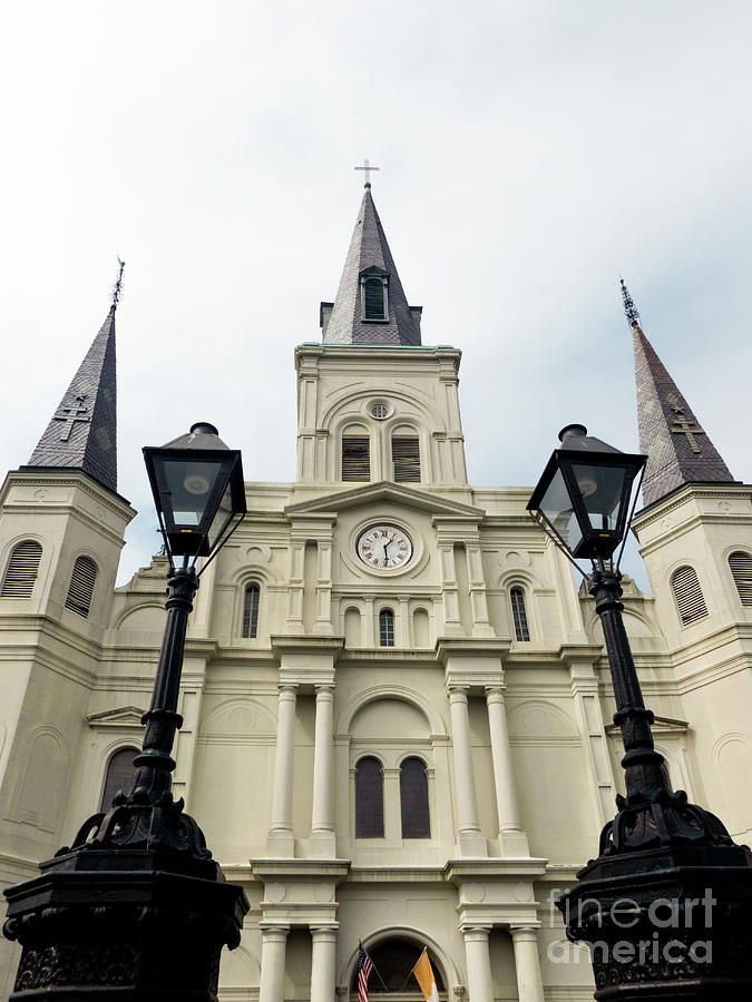 St. Louis Cathedral in New Orleans, LA u1 Photograph by Zvika Pollack