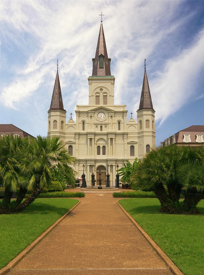St Louis-Cathedral New Orleans Photograph by Bob Pardue