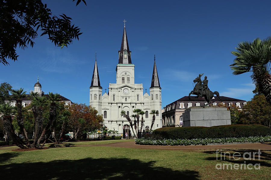 New Orleans Photograph - St. Louis Cathedral New Orleans by Christiane Schulze Art And Photography