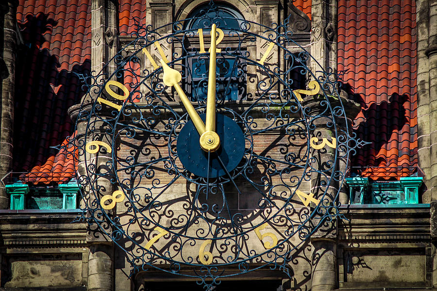 St Louis City Hall Clock  Photograph by Buck Buchanan