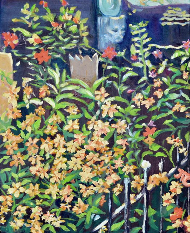 St Louis Garden Painting by Julie Todd-Cundiff