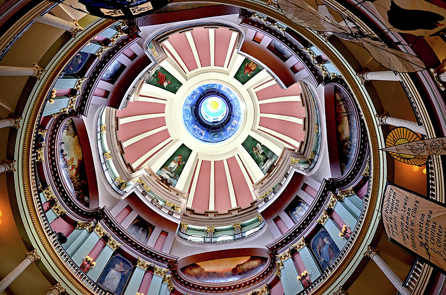 St. Louis Old Courthouse Dome Interior Photograph by David Lawson