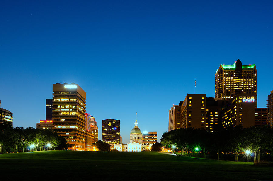 St Louis skyline Photograph by Romeo Banias