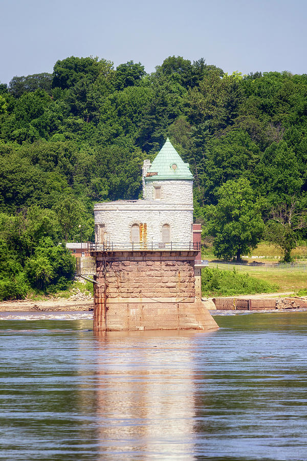 St Louis Water Intake Tower 1 Photograph by Susan Rissi Tregoning