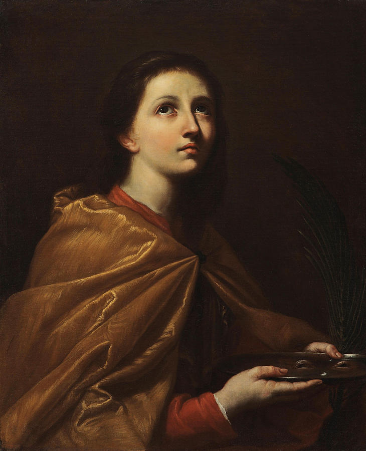 St Lucy Painting by Giovanni Do - Fine Art America