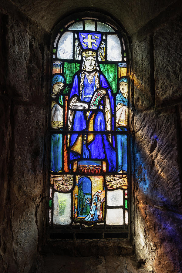 St Margaret Queen of Scotland Stained Glass Window Photograph by Artur Bogacki
