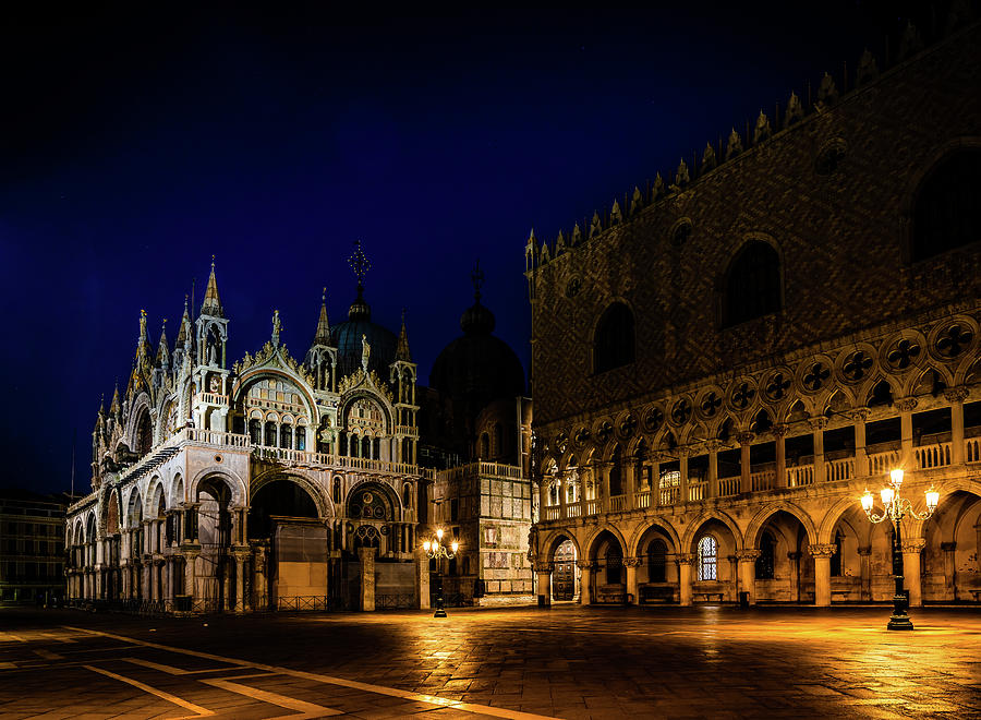 Mark Photograph - St Marks Basilica by Andrew Matwijec