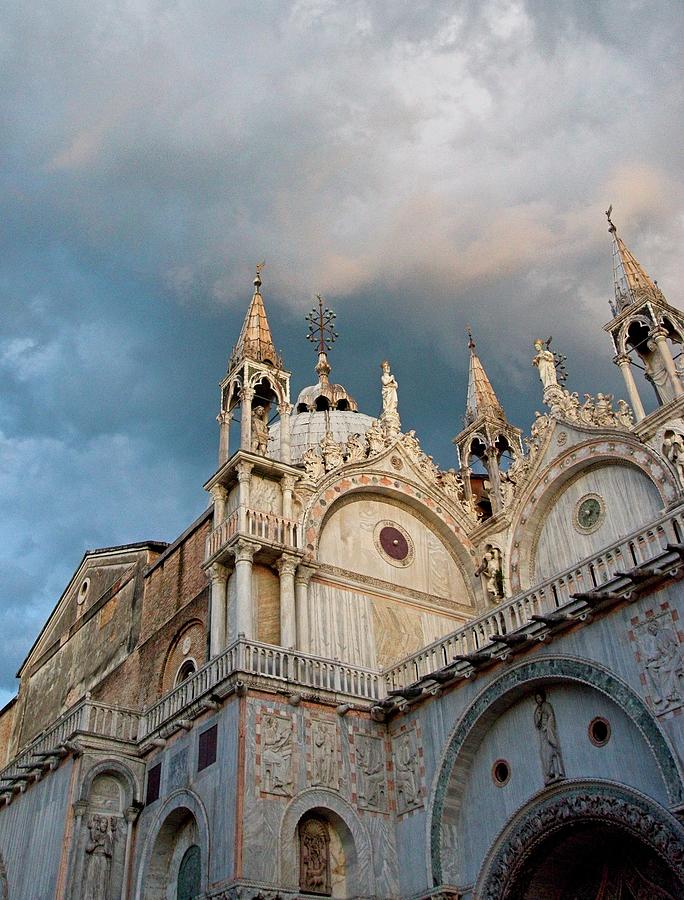 St. Marks Basilica Architecture Venice Photograph by Douglas Barnett