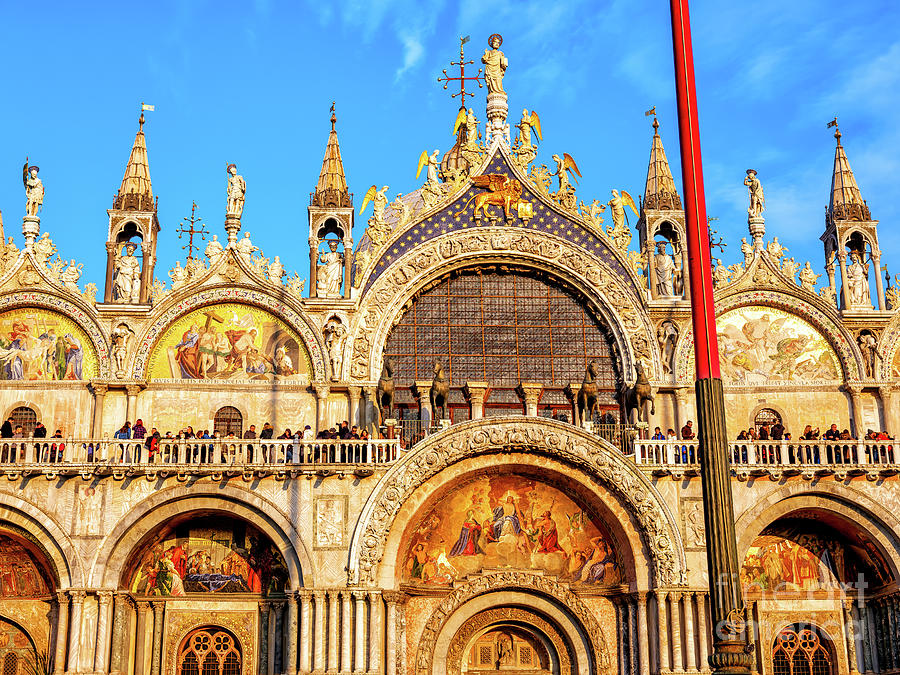 St. Marks Basilica Glory in Venice Photograph by John Rizzuto