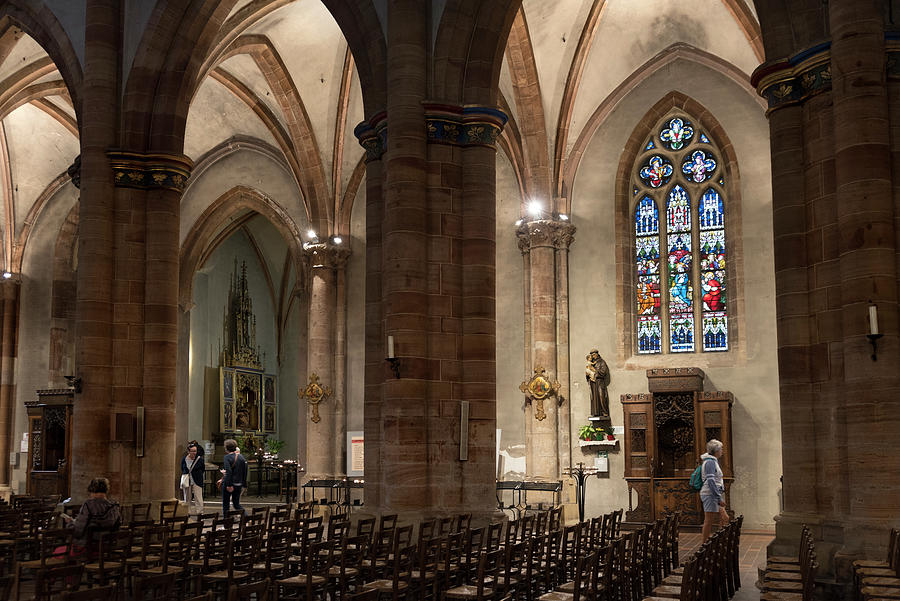 St Martins Church in Colmar, interior Photograph by RicardMN Photography