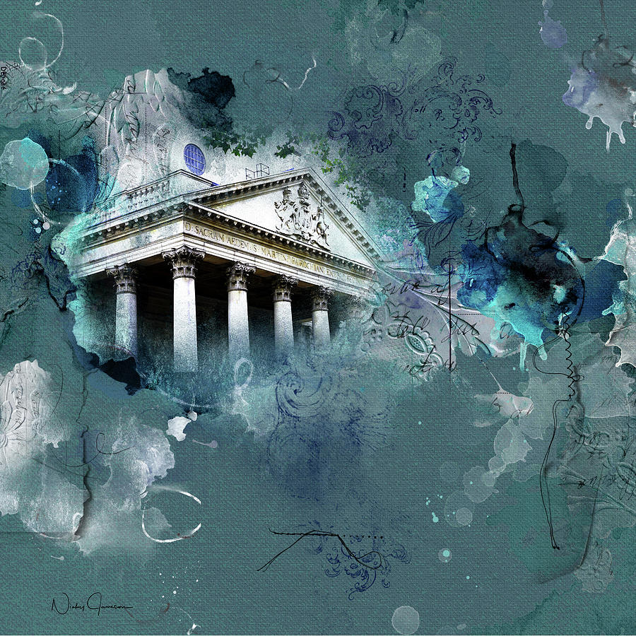 St Martins-In-The-Fields-Chvrch Mixed Media by Nicky Jameson