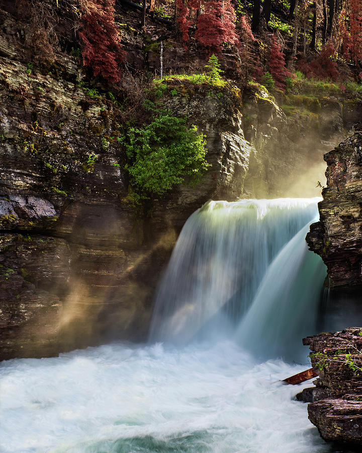 St. Mary Falls Photograph by Matt Halvorson | Fine Art America