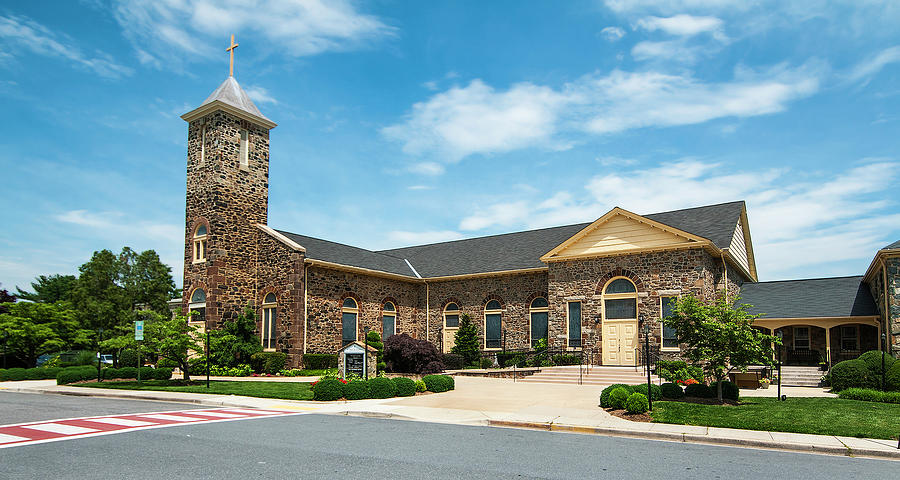 St. Mary of the Mills Church in Laurel, Maryland Photograph by Phil Cardamone