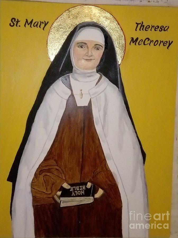 St. Mary Theresa McCrorey Painting by Sherrie Winstead