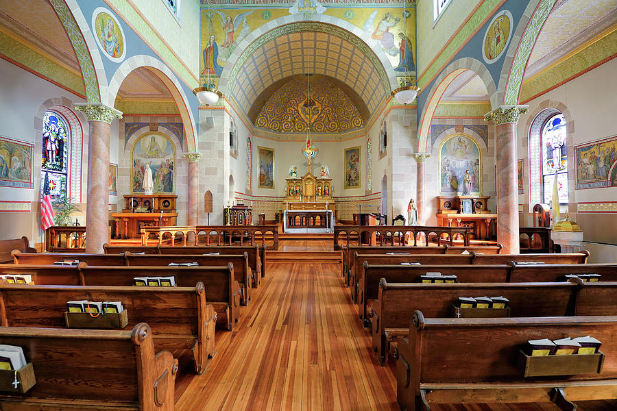 St. Marys Catholic Church - Altus, Arkansas -  Photograph by Jason Politte
