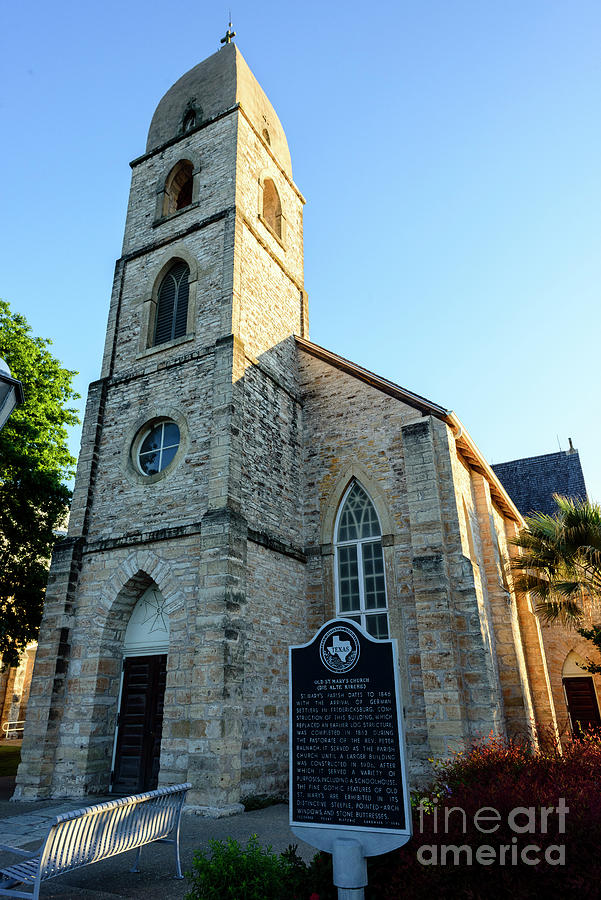 St Marys Catholic Church Vertical Photograph