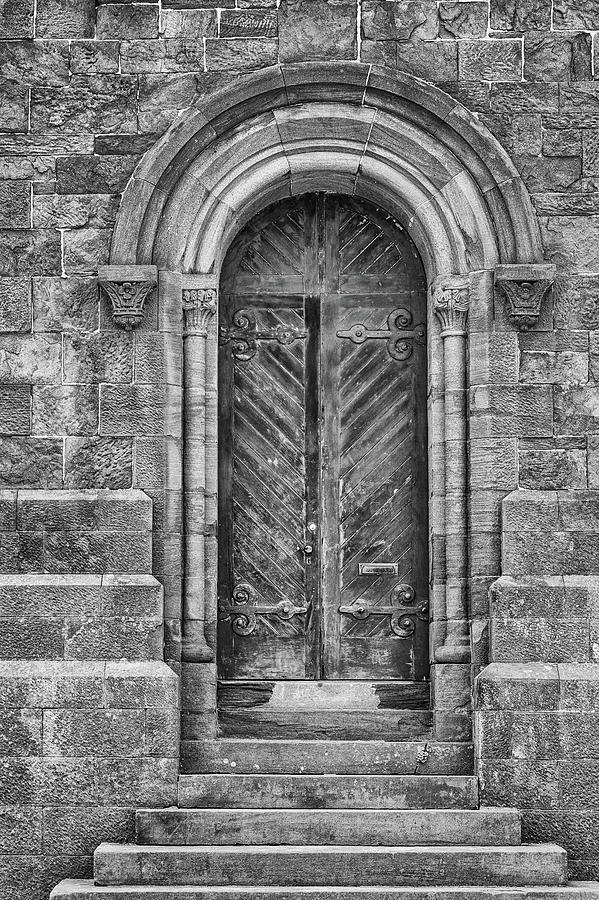 St Marys Church Door, Newport, Rhode Island Photograph by Dawna Moore Photography