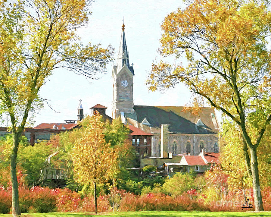 St. Marys Church Digital Art by Stacey Carlson St. Marys Church Digital Art by Stacey Carlson