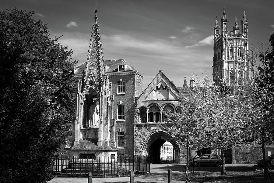 St Marys Gate near Gloucester Cathedral Photograph by Seeables Visual Arts
