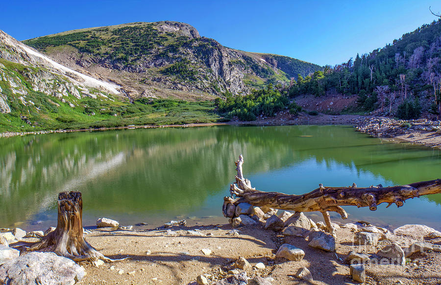 St. Marys Lake in Colorado Photograph by Shirley Dutchkowski
