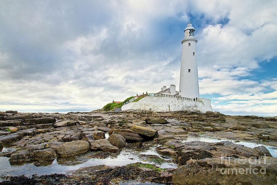 St. Marys Lighthouse, Whitley Bay, Tyne and Wear Photograph by Martyn Arnold