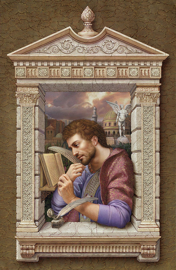 St. Matthew 2 Painting by Kurt Wenner
