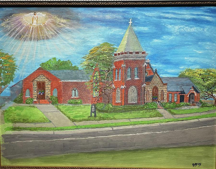 Church Painting - St Matthews Anglican Church by Bill Gray