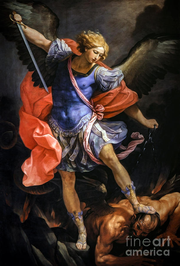 St Michael Archangel by Guido Reni  Photograph by Carlos Diaz