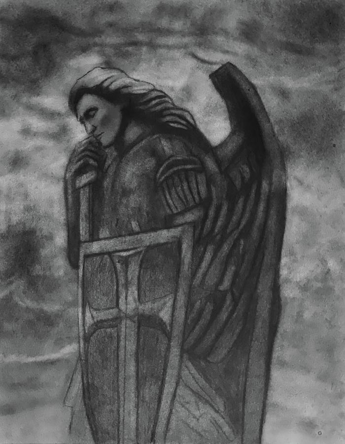 St. Michael the Archangel Drawing by Nadija Armusik