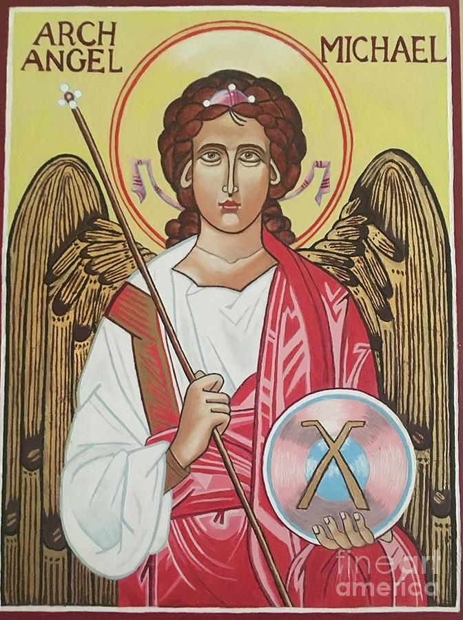 St. Michael the Archangel  Painting by Sherrie Winstead