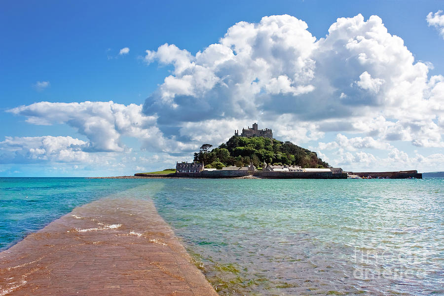 St Michaels Mount from the Causeway Photograph by Terri Waters