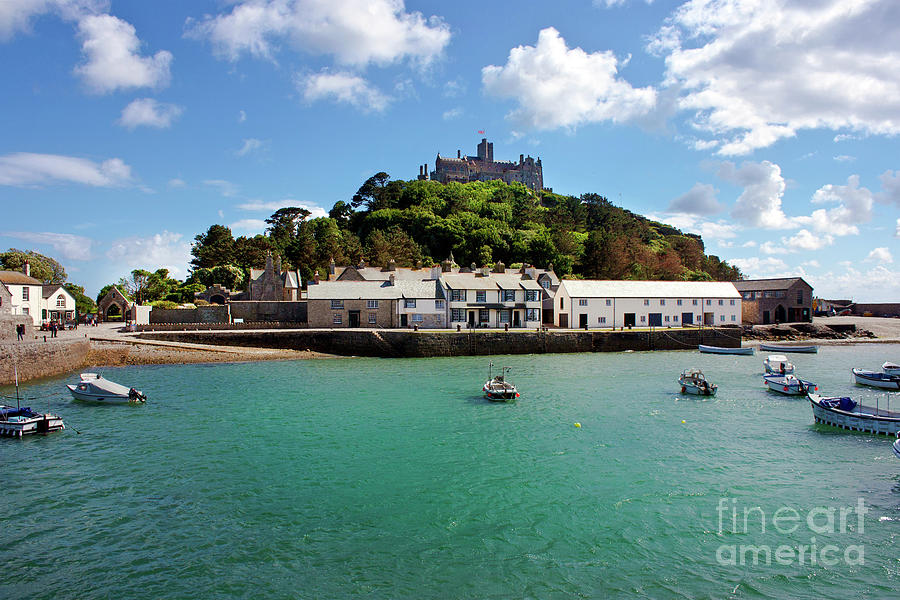 St Michaels Mount from the Ferry Boat Photograph by Terri Waters