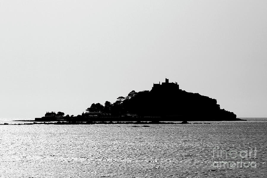 St Michaels Mount Silhouette Photograph by Terri Waters