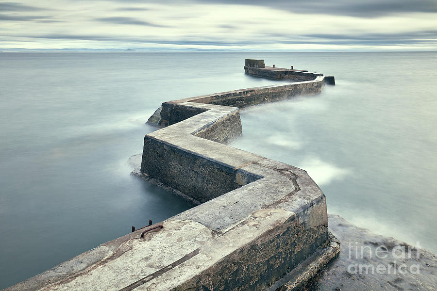 St Monans pier Photograph by David Cordner | Fine Art America