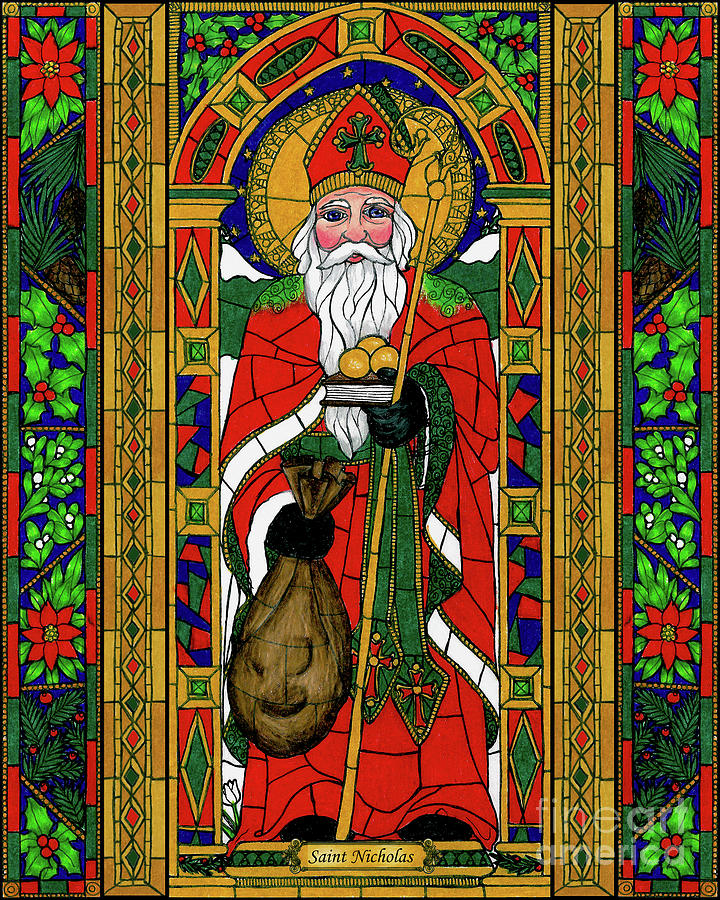 St. Nicholas - BNNCO Painting by Brenda Nippert - Fine Art America